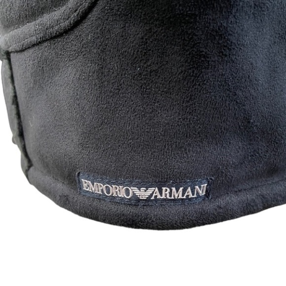 EMPORIO ARMANI Reversible Synthetic Shearling Coat size 50 - Picture 11 of 15